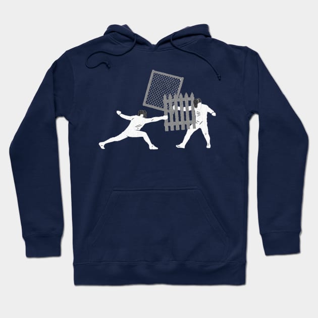 Fencing Hoodie by gruntcooker